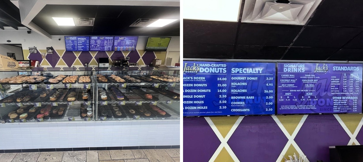Jack's Donuts & Antonio's Pizza Pit Menu